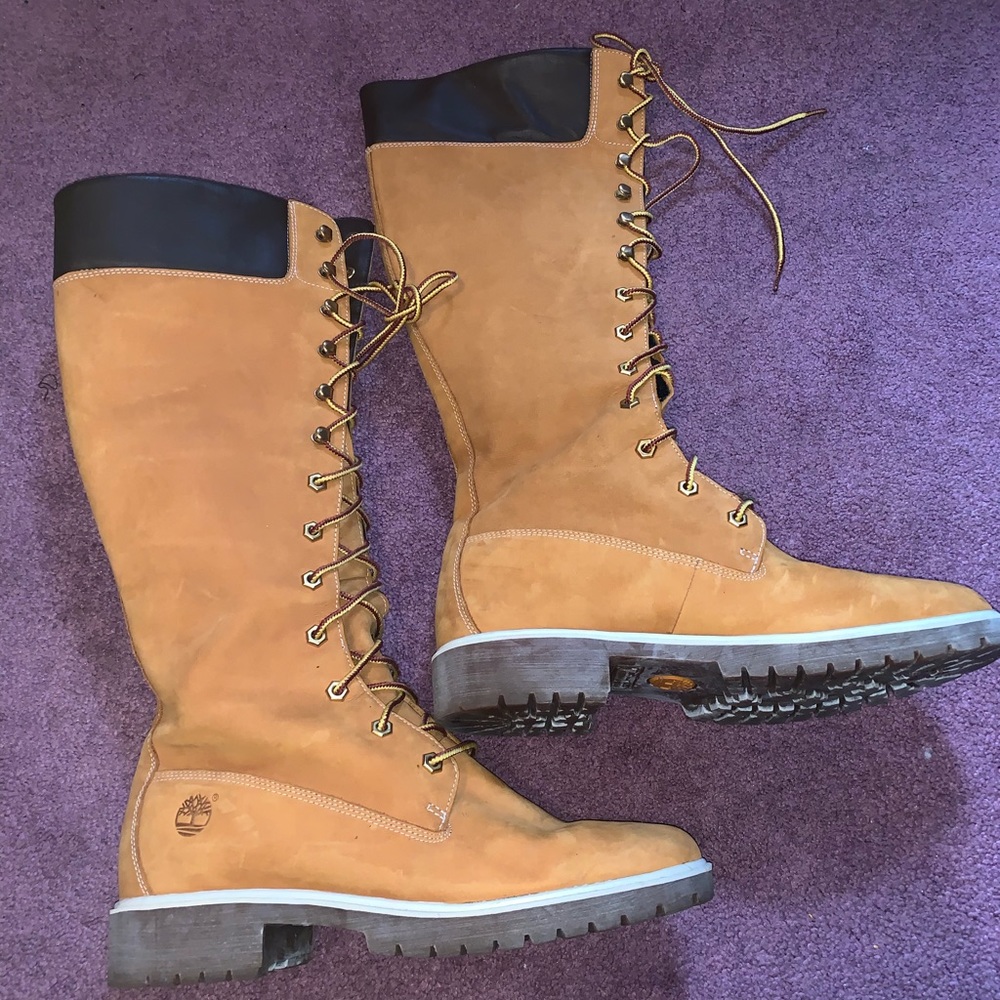 Timberland leather tall boots
